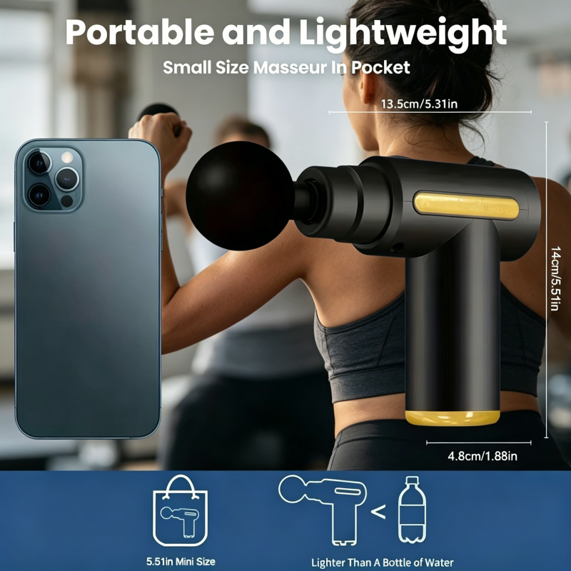 Portable Handheld Fascia Gun U – Vibration Massage Gun recenzja i cena