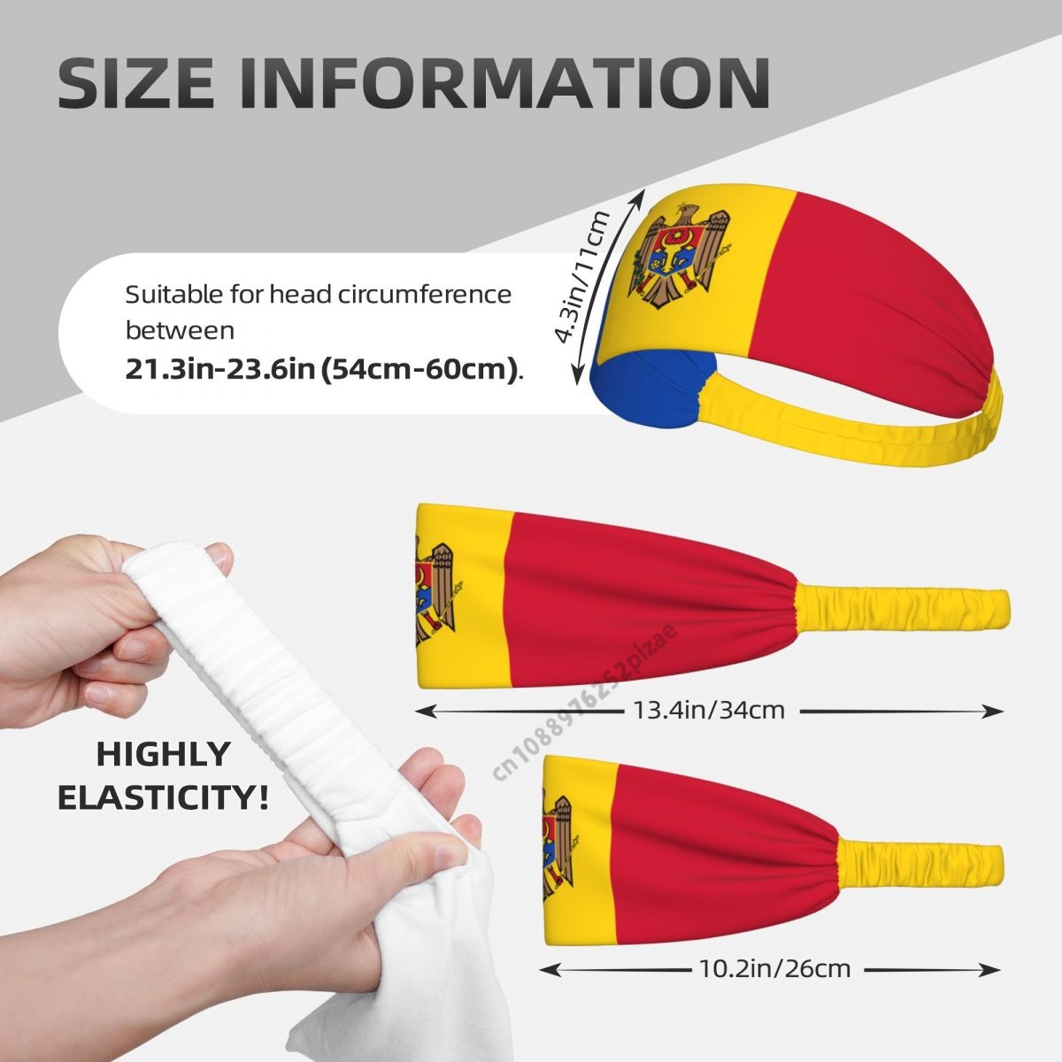 1pcs Moldova Flag Men Women Ba – Yoga Fitness Band recenzja i cena
