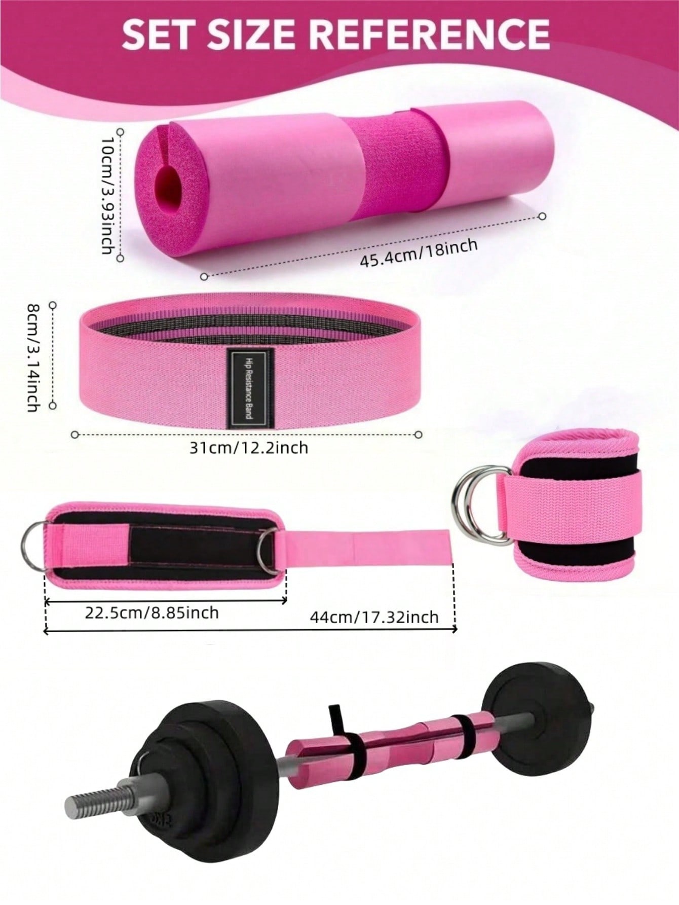 1pc/5pcs Barbell Squat Pad Set – Hip Thrust Pad recenzja i cena