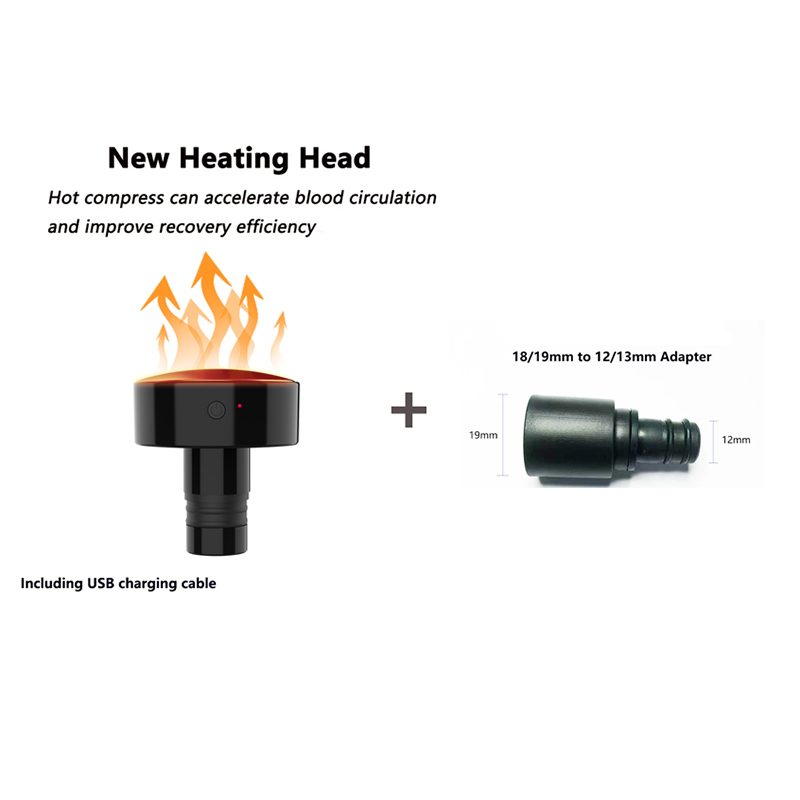 New Heat Fascia Gun Massage He – Vibration Massage Gun recenzja i cena