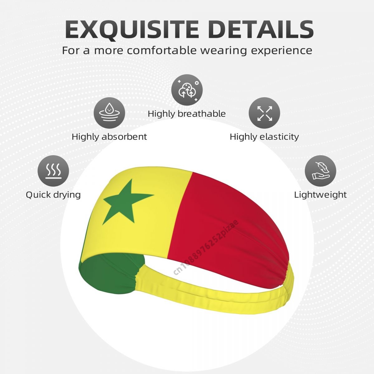 1pcs Senegal Flag Men Women Ba – Yoga Fitness Band recenzja i cena
