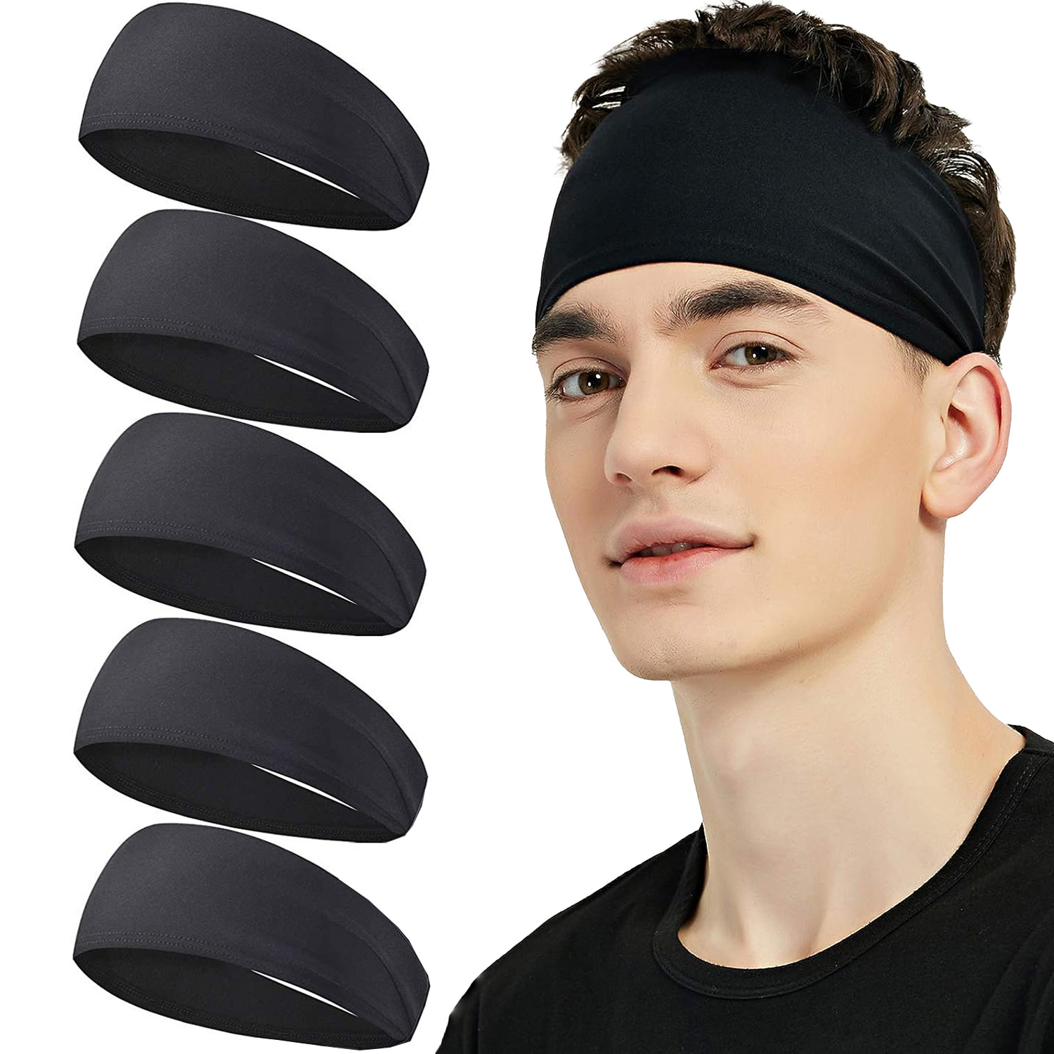 Sweatband for Men Women Elasti – Stretch Strap Yoga recenzja i cena