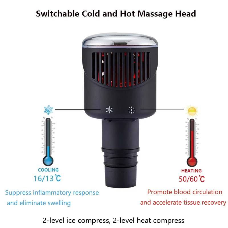 New Heat-Cold Fascia Gun Massa – Vibration Massage Gun recenzja i cena