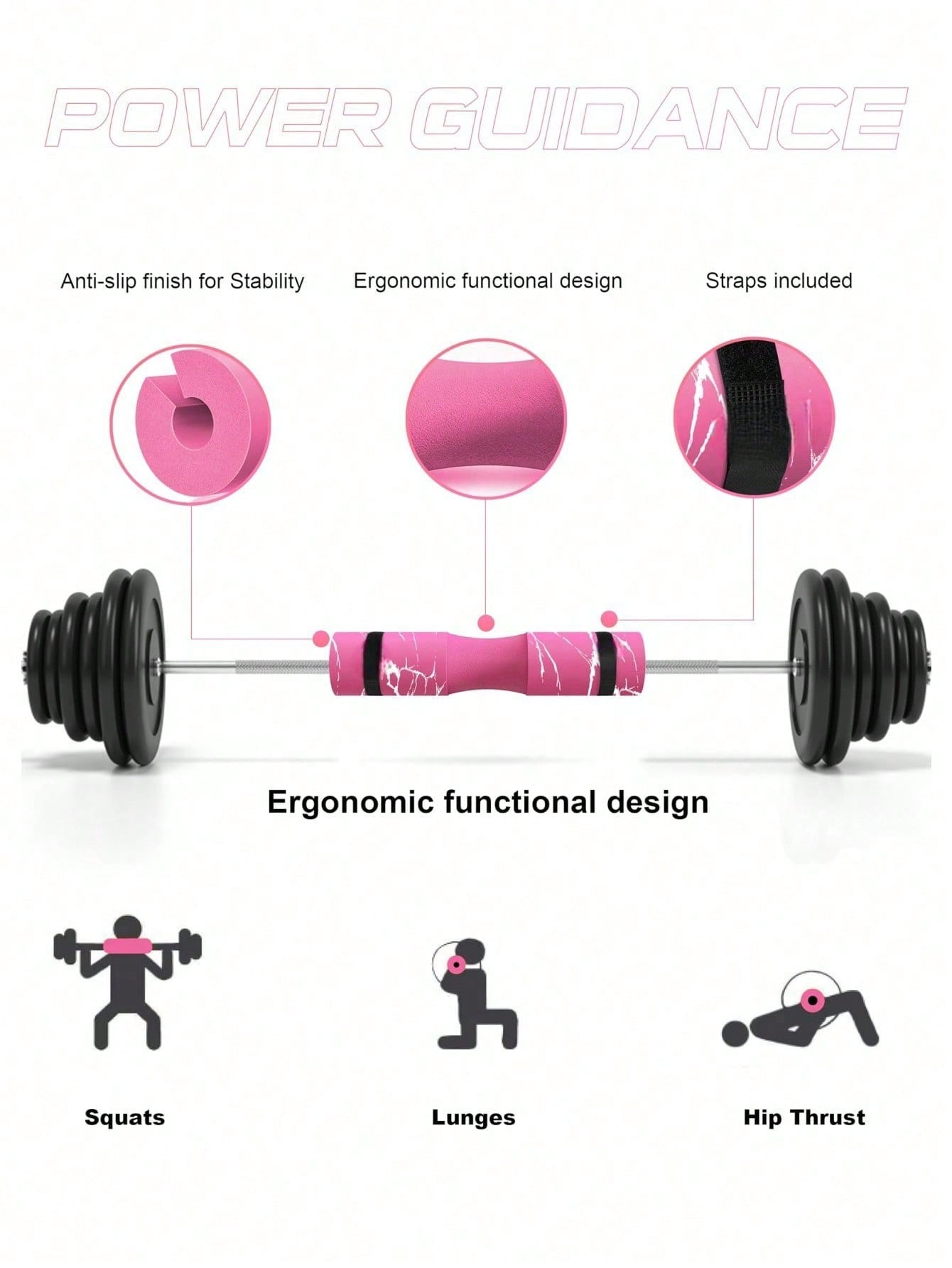 Foam Sponge Barbell Squat Pad  – Hip Thrust Pad recenzja i cena