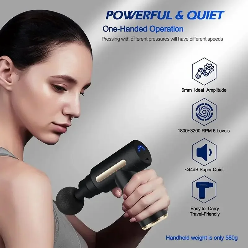 Portable Fascial Massage Gun E – Vibration Massage Gun recenzja i cena