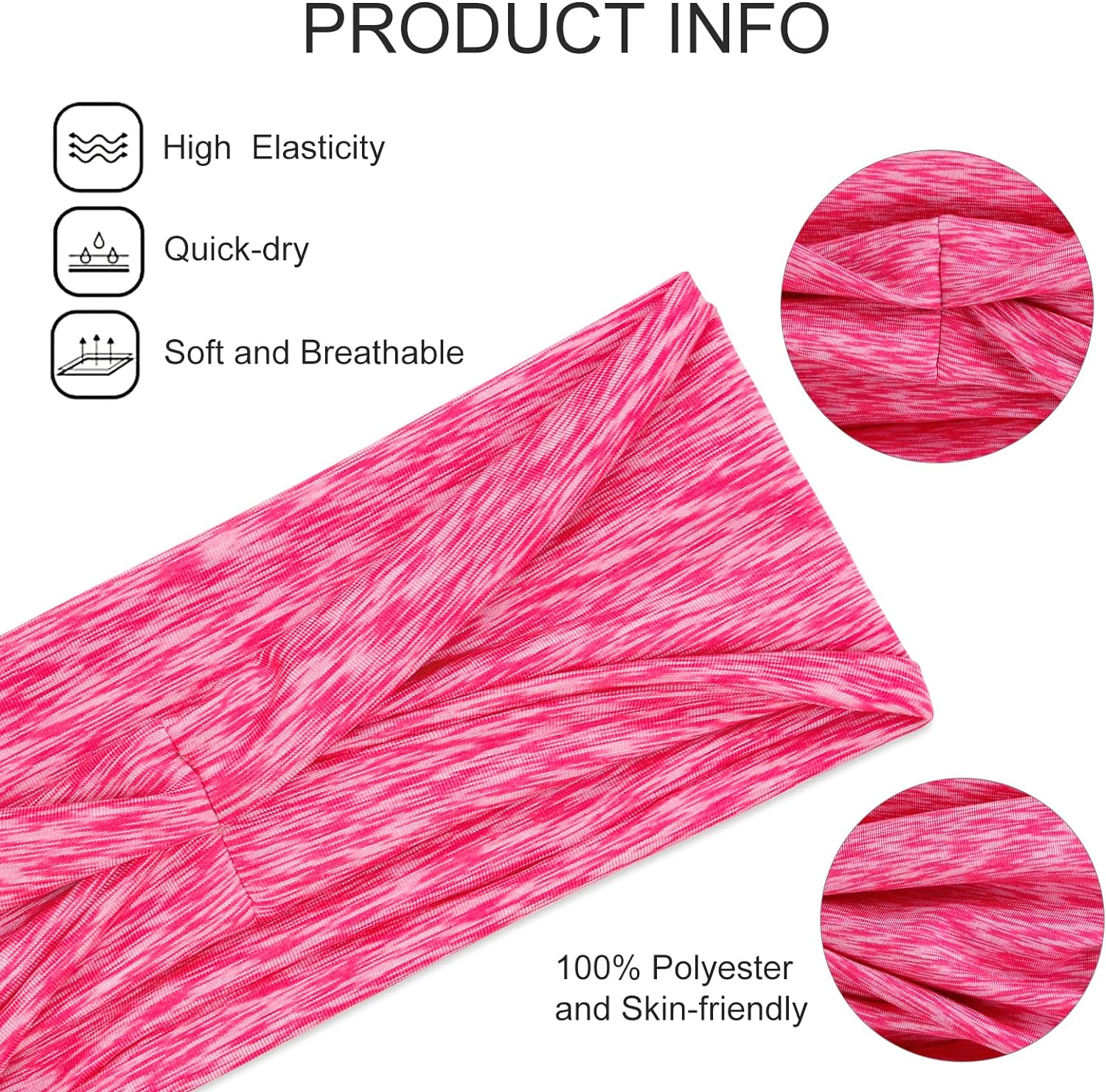 Unisex Non Slip Sweatbands  Wi – Stretch Strap Yoga recenzja i cena