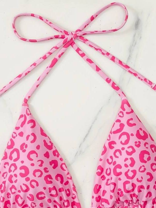 2026 New Pink Leopard Print Bi – Yoga Fitness Brand recenzja i cena