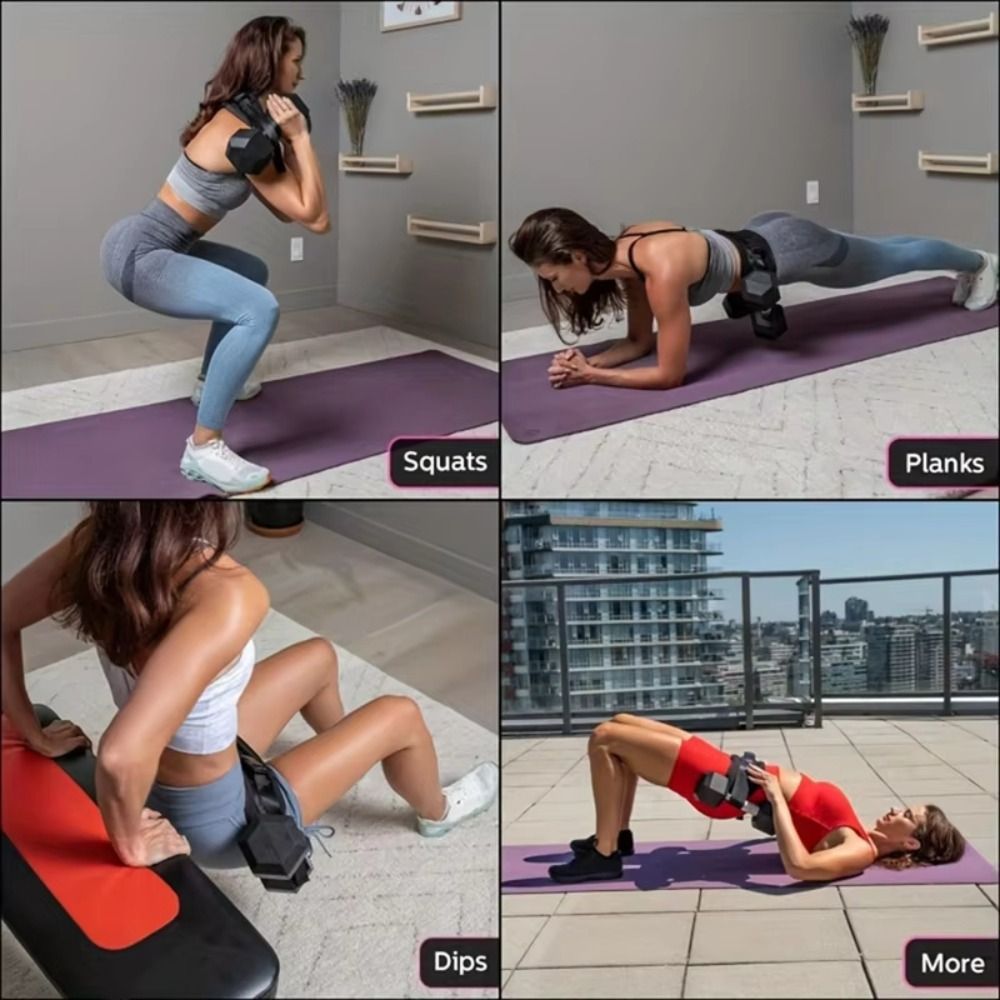 Non Slip Dumbbell Weight Belt  – Hip Thrust Pad recenzja i cena
