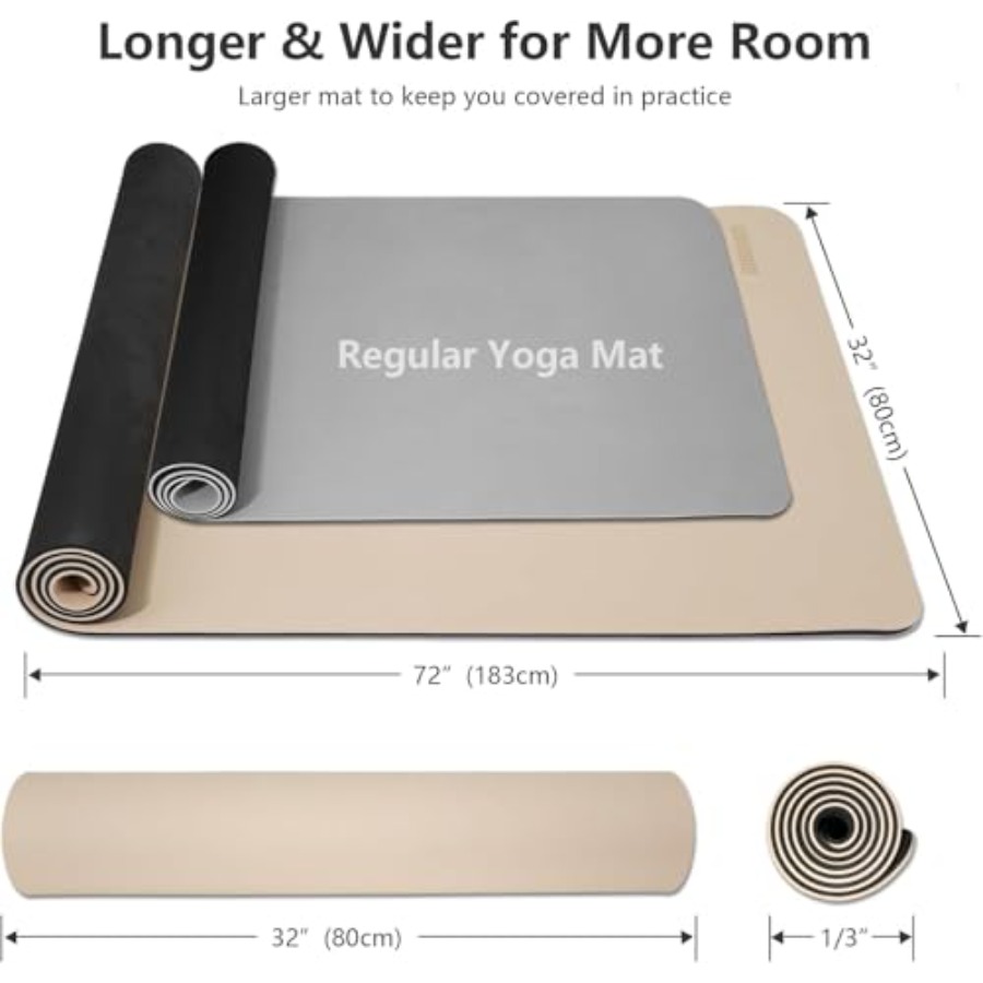 Wide Yoga Mat-80cm Non Slip Ex – Yoga Fitness Resiliation recenzja i cena