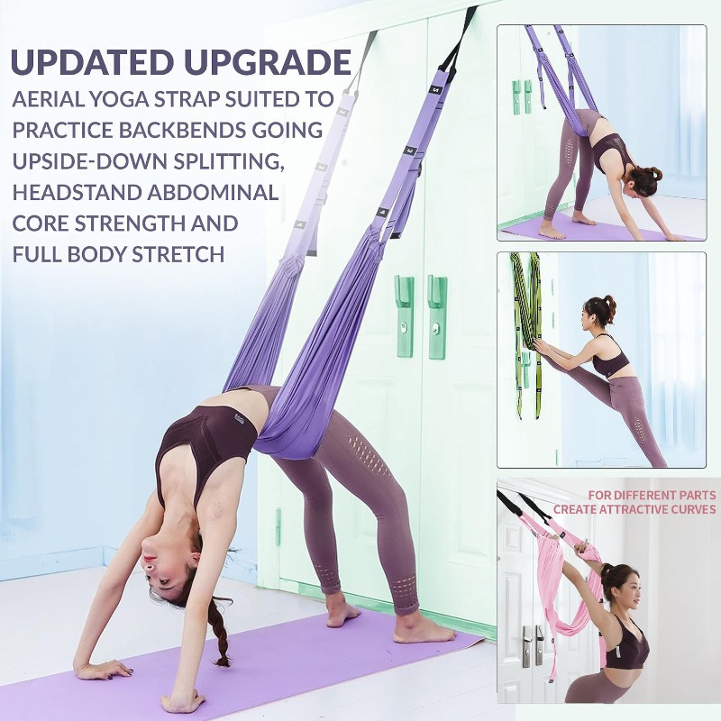 Adjustable Aerial Yoga Hammock – Stretch Strap Yoga recenzja i cena