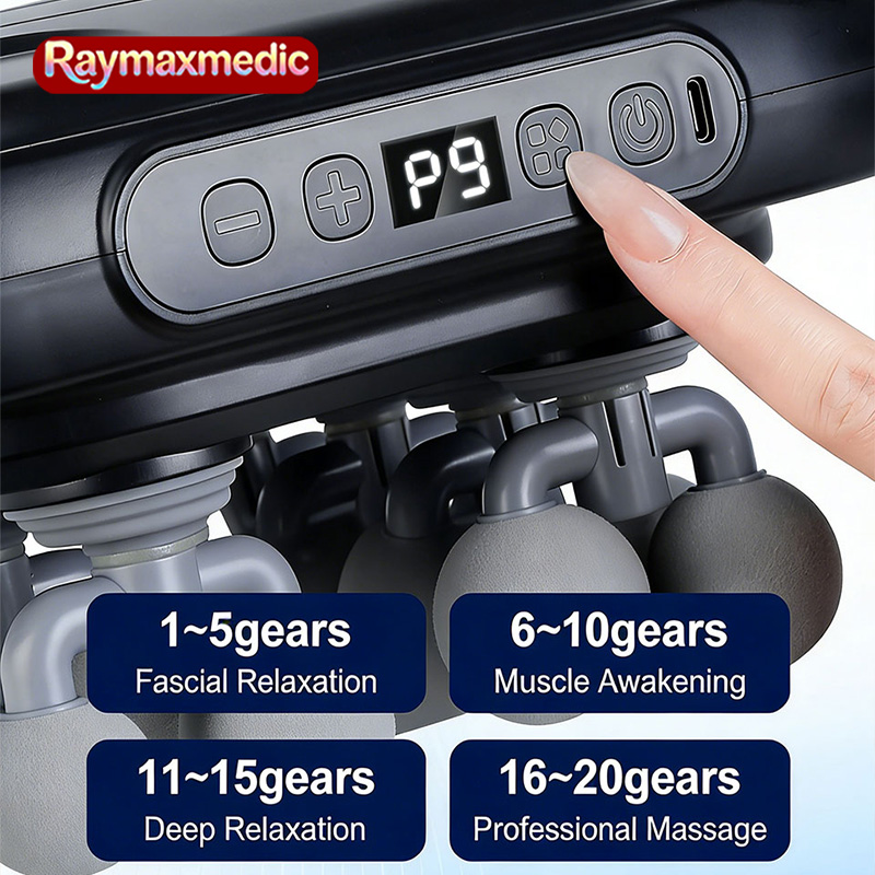 Raymax 16-Head Fascia Gun High – Vibration Massage Gun recenzja i cena