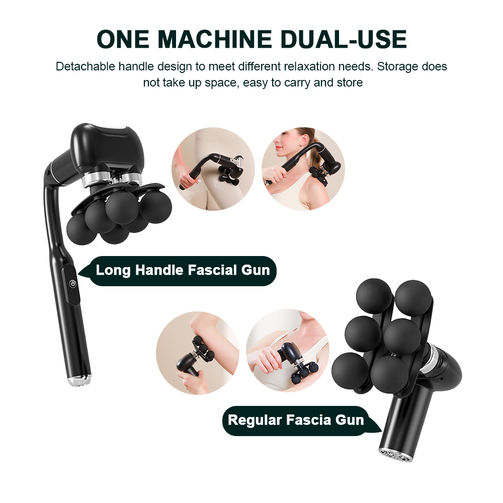 6-Heads Handhel Fascia Gun Hig – Vibration Massage Gun recenzja i cena